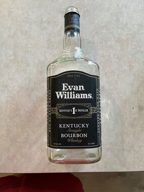 Black Label Kentucky Bourbon Bottle - Black